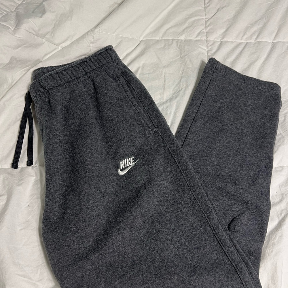 Nike Charcoal Gray Fleece Sweatpants